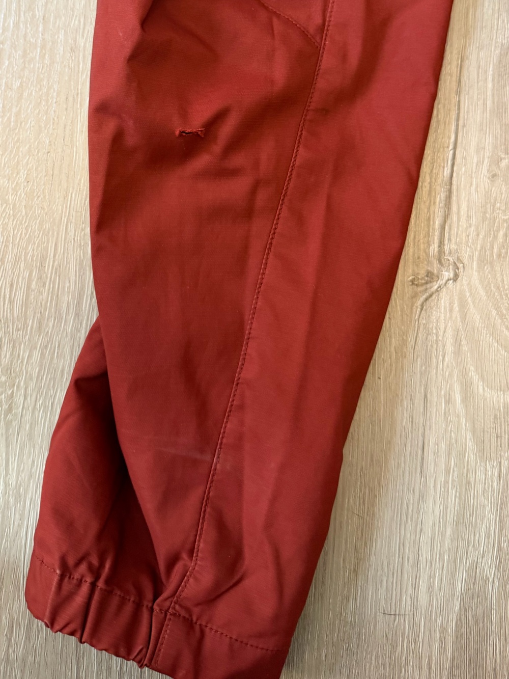 Arc'teryx Men's Brick Red Hooded Windbreaker Jacket Sz L *Minor Flaw* See Detail - Picture 13 of 14